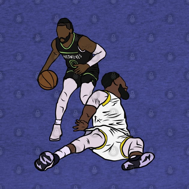 D'Angelo Russell Crosses Over Mike Conley by rattraptees